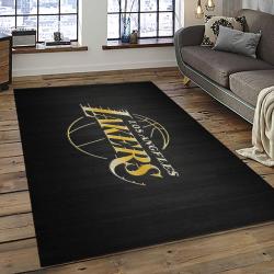 NBA Los Angeles Lakers Rectangle Rug Personalized Non-Slip Carpet Gift For Basketball Fans LASL2