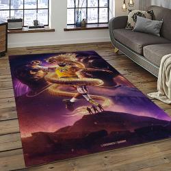 NBA Los Angeles Lakers Rectangle Rug Personalized Non-Slip Carpet Gift For Basketball Fans LASL21