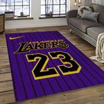 nba los angeles lakers basketball team logo sport carpet area rug home decor best gift for friends dark room lasl26