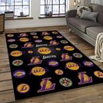 nba los angeles lakers basketball team logo sport carpet area rug home decor best gift for friends dark room lasl28