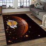 nba los angeles lakers basketball team logo sport carpet area rug home decor best gift for friends dark room lasl3