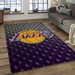 nba los angeles lakers basketball team logo sport carpet area rug home decor best gift for friends dark room lasl30