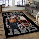 nba los angeles lakers basketball team logo sport carpet area rug home decor best gift for friends dark room lasl36