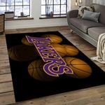 nba los angeles lakers basketball team logo sport carpet area rug home decor best gift for friends dark room lasl4
