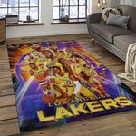 nba los angeles lakers basketball team logo sport carpet area rug home decor best gift for friends dark room lasl40
