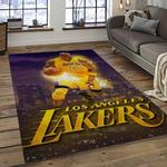 nba los angeles lakers basketball team logo sport carpet area rug home decor best gift for friends dark room lasl41