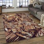 nba los angeles lakers basketball team logo sport carpet area rug home decor best gift for friends dark room lasl45