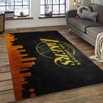 nba los angeles lakers basketball team logo sport carpet area rug home decor best gift for friends dark room lasl5