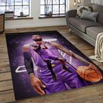 nba los angeles lakers basketball team logo sport carpet area rug home decor best gift for friends dark room lasl51