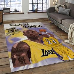 NBA Los Angeles Lakers Rectangle Rug Personalized Non-Slip Carpet Gift For Basketball Fans LASL59