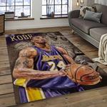 nba los angeles lakers basketball team logo sport carpet area rug home decor best gift for friends dark room lasl60