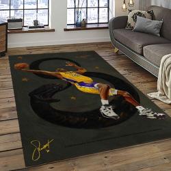 NBA Los Angeles Lakers Rectangle Rug Personalized Non-Slip Carpet Gift For Basketball Fans LASL61