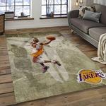 nba los angeles lakers basketball team logo sport carpet area rug home decor best gift for friends dark room lasl64