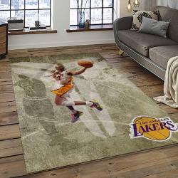 NBA Los Angeles Lakers Rectangle Rug Personalized Non-Slip Carpet Gift For Basketball Fans LASL64