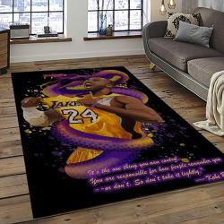 NBA Los Angeles Lakers Rectangle Rug Personalized Non-Slip Carpet Gift For Basketball Fans LASL66