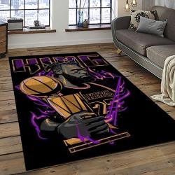 NBA Los Angeles Lakers Rectangle Rug Personalized Non-Slip Carpet Gift For Basketball Fans LASL68