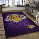 nba los angeles lakers basketball team logo sport carpet area rug home decor best gift for friends dark room lasl8