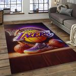 nba los angeles lakers basketball team logo sport carpet area rug home decor best gift for friends dark room lasl82