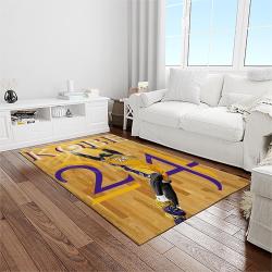 nba los angeles lakers basketball team logo sport carpet area rug home decor best gift for friends light room lasl17