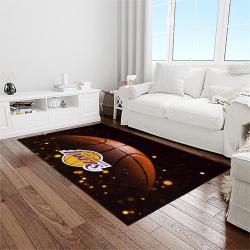 nba los angeles lakers basketball team logo sport carpet area rug home decor best gift for friends light room lasl3