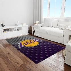 nba los angeles lakers basketball team logo sport carpet area rug home decor best gift for friends light room lasl30