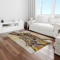 nba los angeles lakers basketball team logo sport carpet area rug home decor best gift for friends light room lasl49