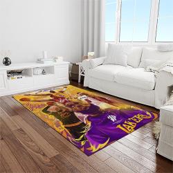 nba los angeles lakers basketball team logo sport carpet area rug home decor best gift for friends light room lasl55