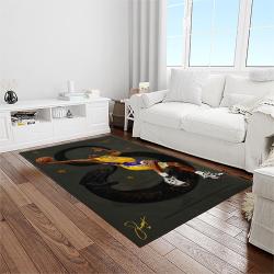 nba los angeles lakers basketball team logo sport carpet area rug home decor best gift for friends light room lasl61