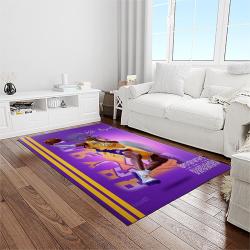 nba los angeles lakers basketball team logo sport carpet area rug home decor best gift for friends light room lasl62