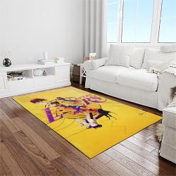 nba los angeles lakers basketball team logo sport carpet area rug home decor best gift for friends light room lasl63