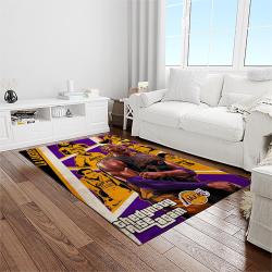 nba los angeles lakers basketball team logo sport carpet area rug home decor best gift for friends light room lasl65