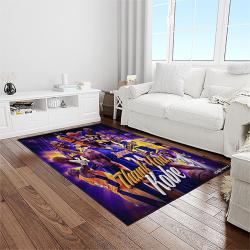nba los angeles lakers basketball team logo sport carpet area rug home decor best gift for friends light room lasl73