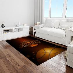 nba los angeles lakers basketball team logo sport carpet area rug home decor best gift for friends light room lasl79