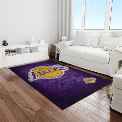 nba los angeles lakers basketball team logo sport carpet area rug home decor best gift for friends light room lasl8