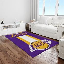 nba los angeles lakers basketball team logo sport carpet area rug home decor best gift for friends light room lasl9