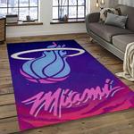 nba miami heat basketball team logo sport carpet area rug home decor best gift for friends dark room mh65