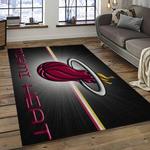 nba miami heat basketball team logo sport carpet area rug home decor best gift for friends dark room mh91