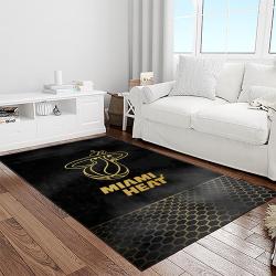 nba miami heat basketball team logo sport carpet area rug home decor best gift for friends light room mh73