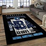 nba minnesota timberwolves basketball team logo sport carpet area rug home decor best gift for friends dark room mt52