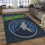 nba minnesota timberwolves basketball team logo sport carpet area rug home decor best gift for friends dark room mt63