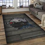 nba minnesota timberwolves basketball team logo sport carpet area rug home decor best gift for friends dark room mt70