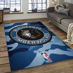 nba minnesota timberwolves basketball team logo sport carpet area rug home decor best gift for friends dark room mt76