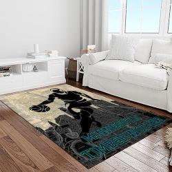 nba minnesota timberwolves basketball team logo sport carpet area rug home decor best gift for friends light room mt45