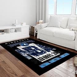 nba minnesota timberwolves basketball team logo sport carpet area rug home decor best gift for friends light room mt52