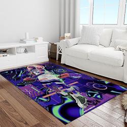 nba minnesota timberwolves basketball team logo sport carpet area rug home decor best gift for friends light room mt53