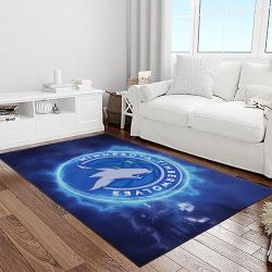 nba minnesota timberwolves basketball team logo sport carpet area rug home decor best gift for friends light room mt59