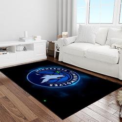 nba minnesota timberwolves basketball team logo sport carpet area rug home decor best gift for friends light room mt66