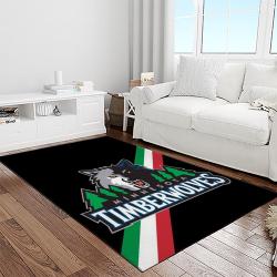 nba minnesota timberwolves basketball team logo sport carpet area rug home decor best gift for friends light room mt72