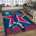 nba philadelphia 76ers basketball team logo sport carpet area rug home decor best gift for friends dark room p7647