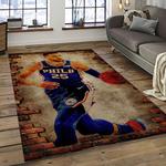 nba philadelphia 76ers basketball team logo sport carpet area rug home decor best gift for friends dark room p7667